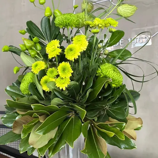 Arreglo de verde iris